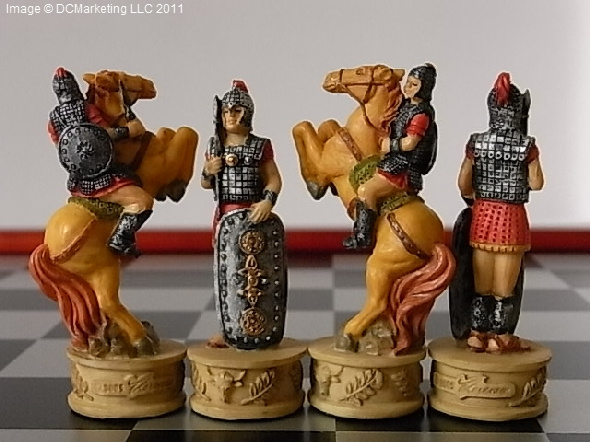 Trojan War Themed Chess Set